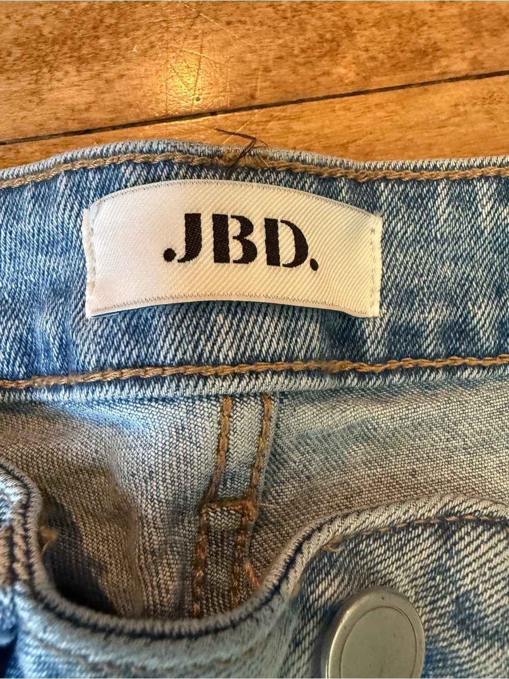 JBD Light Blue Straight Jeans - Classic Everyday Fit - Picture 2 of 4